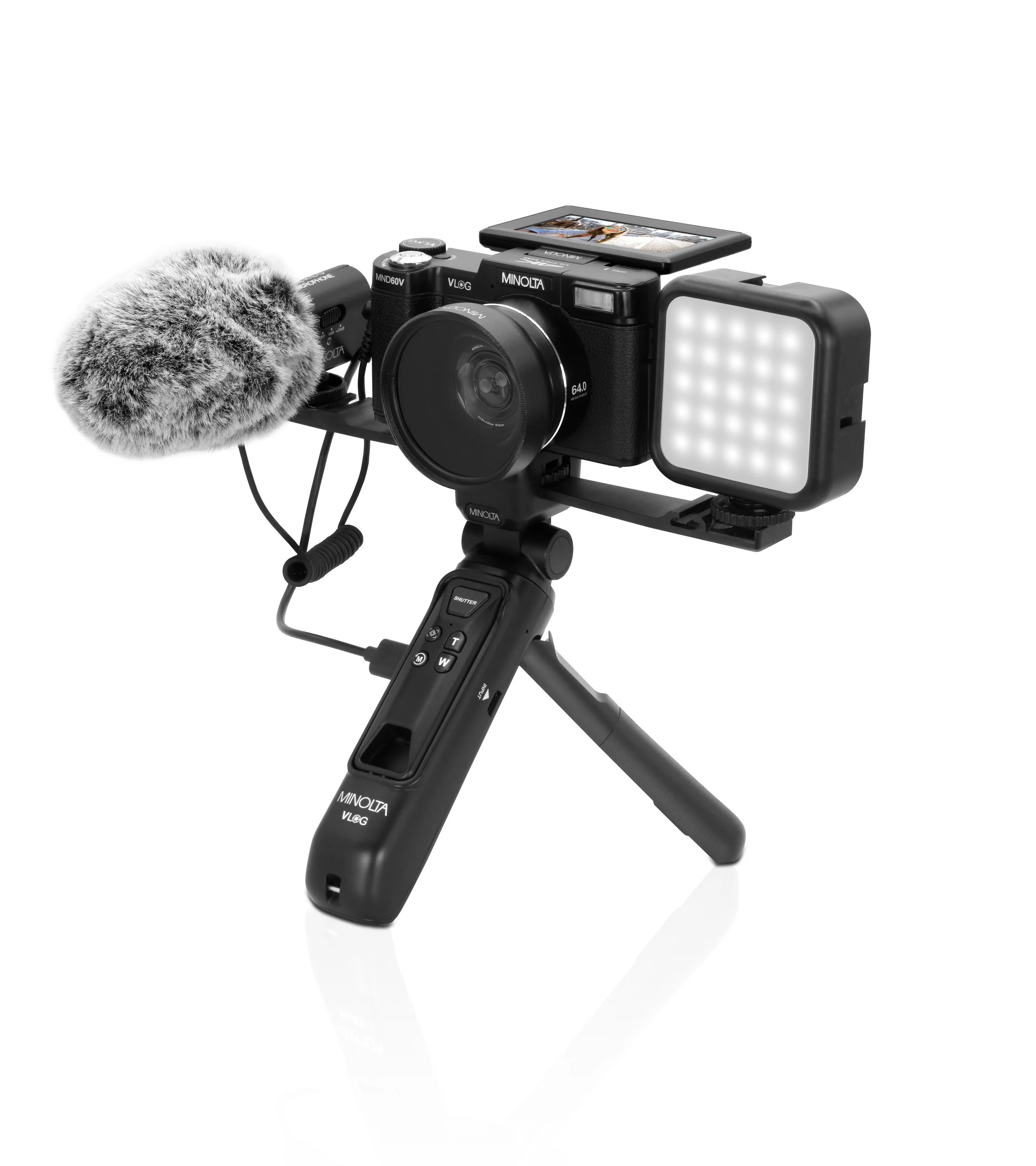 MND60V 64 MP / 4K UHD Vlogging & Content Creators Kit — Minolta